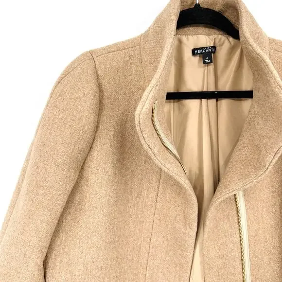 J. Crew Tan Women's Coat - Picture 9 of 11